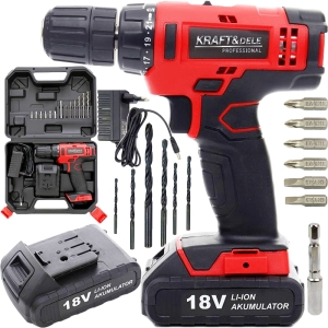 WIERTARKO WKRĘTARKA AKUMULATOROWA 18V LI-ION AKU