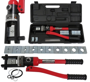 ZACISKARKA PRASKA HYDRAULICZNA KABLI PRZEWODÓW LIN 16-300mm 10T