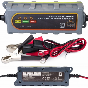 PROSTOWNIK MIKROPROCESOROWY AKUMULATOROWY 6V 12V