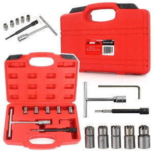 FREZY DO GNIAZD WTRYSKIWACZY WTRYSKÓW ZESTAW 8 EL