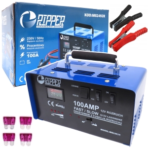 PROSTOWNIK Z ROZRUCHEM 6V/12V DO AKUMULATORA 100A