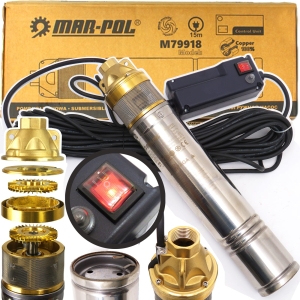 POMPA GŁĘBINOWA CIŚNIENIOWA WODY STUDNI 750W 60M