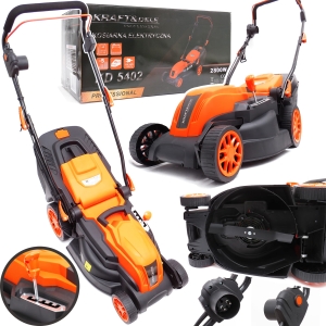 KRAFT KOSIARKA ELEKTRYCZNA 2800W NÓŻ 42cm KOSZ 45L