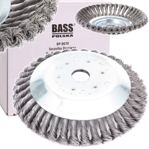 SZCZOTKA DRUCIANA TARCZA DO KOSTKI KOSA SPALINOWA