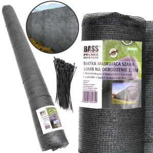 SIATKA CIENIUJĄCA MASKUJĄCA NA PŁOT 90% 1,5x10m