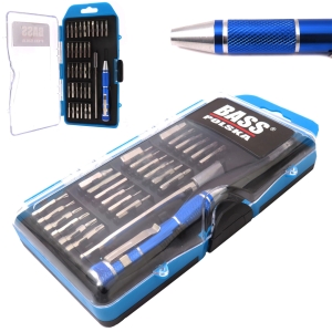 ZESTAW PRECYZYJNYCH ŚRUBOKRĘTÓW WKRĘTAKI 36el