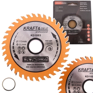 TARCZA WIDIOWA DO DREWNA widia 115 mm x 22,2x 36T