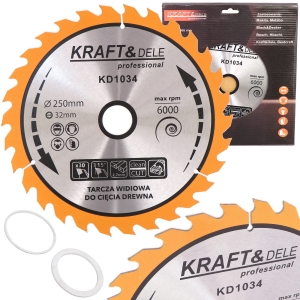 TARCZA WIDIOWA DO DREWNA WIDIA 250 mm x 32 mm 30T