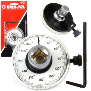 KĄTOMIERZ KLUCZA DYNAMOMETRYCZNEGO 1/2'' KLUCZ 360