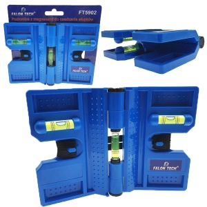 POZIOMICA DO SŁUPKÓW KĄTOWA Z MAGNESAMI 3X LIBELLE