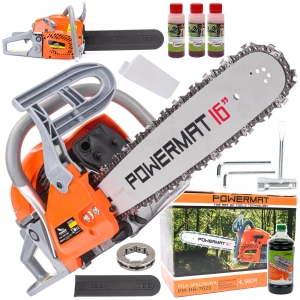 PIŁA PILARKA SPALINOWA 4,9KM 16" ŁAŃCUCHOWA + OLEJ