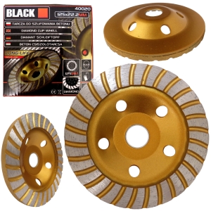 TARCZA DO SZLIFOWANIA BETONU GARNKOWA 125MM TURBO