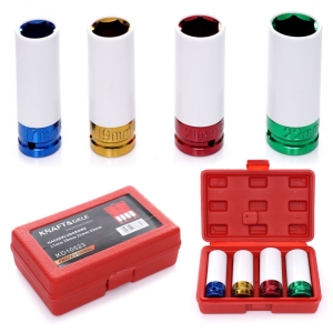 ZESTAW NASADEK UDAROWYCH DO FELG 17/19/21/22mm 1/2