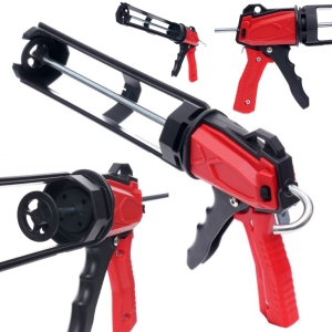 WYCISKACZ DO MAS SILIKONU KLEJU PISTOLET TUBOWY BUDOWLANY 300MM