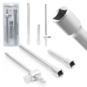 PRZEDŁUŻKI 1/2'' ZESTAW PRZEDŁUŻEK POKRĘTŁO 1/2 STAL CrV