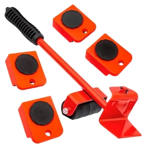 ZESTAW DO PRZESUWANIA MEBLI  SPRZĘTU 150KG KÓŁKA ANTYPOŚLIZG