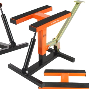 PODNOŚNIK STOJAK MOTOCYKLOWY HYDRAULICZNY 130KG DO ENDURO CROSS