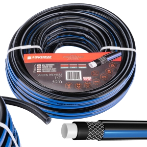 WĄŻ OGRODOWY DO WODY 1/2" 30M 4 WARSTWOWY 25 BAR PCV ANTY UV