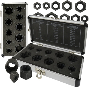 NASADKI DO USZKODZONYCH OBROBIONYCH ŚRUB NAKRĘTEK 9 - 19 mm