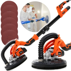 SZLIFIERKA ŻYRAFA GIPSU GŁADZI TYNKÓW TYNKU 710W + PAPIER