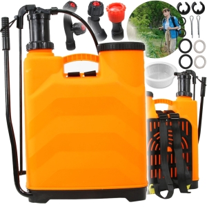 OPRYSKIWACZ CIŚNIENIOWY PLECAKOWY 16L RĘCZNY DYSZE