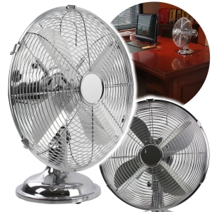 WENTYLATOR BIURKOWY WIATRAK STOJĄCY CICHY MOCNY 55W ŚREDNICA ŚMIGŁA 30cm