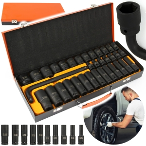 ZESTAW KLUCZY NASADOWYCH 8-32MM 1/2'' 35EL. CR-MO