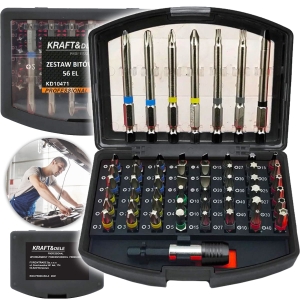 ZESTAW BITÓW BITY 56 EL. TORX HEX WALIZKA