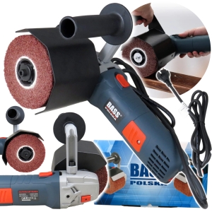 SZLIFIERKA SATYNIARKA 1450 W, POLERKA WALCOWA BOCZNA REGULACJA OBROTÓW