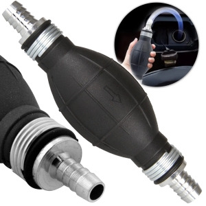 RĘCZNA POMPA POMPKA DO SPUSZCZANIA PALIWA GRUSZKA 10mm