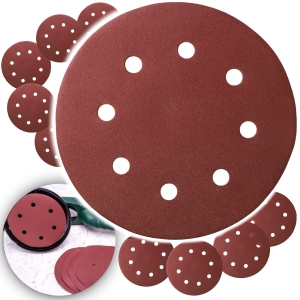 PAPIER ŚCIERNY KRĄŻEK DO SZLIFIERKI 190MM P120 x10