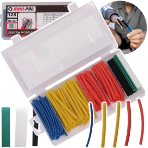 KOSZULKI TERMOKURCZLIWE ZESTAW RURKI KOLOROWE 128E