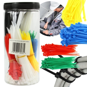 ZESTAW OPASEK TRYTYTEK OPASKI MOCNE ZACISKOWE KABLOWE TAŚMA 600 SZT mix