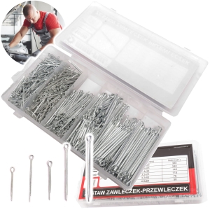 ZESTAW ZAWLECZEK PROSTE ROZGINANYCH PRZETYCZEK ZAWLECZKI 1000 SZTUK
