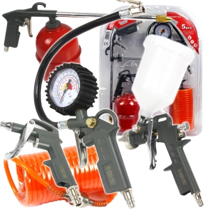 ZESTAW LAKIERNICZY DO MALOWANIA PISTOLET SPRĘŻARKA