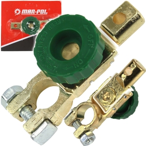 KLEMA HEBEL RYGIEL WYŁĄCZNIK MASY AKUMULATORA 500A 12/24V