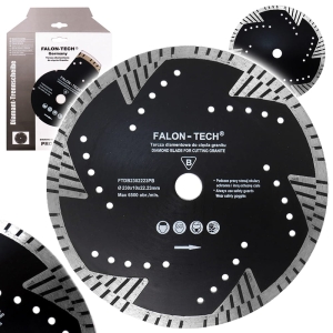 MOCNA TARCZA DIAMENTOWA DO CIĘCIA GRANITU 230x22,2