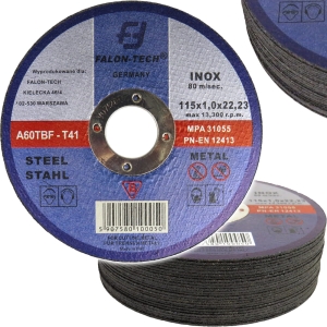 TARCZE TARCZA DO CIĘCIA METALU 115 x 1 x 22,23 INOX x25