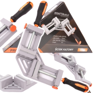 ŚCISK KĄTOWY STOLARSKI IMADŁO NAROŻNE UCHWYT METAL