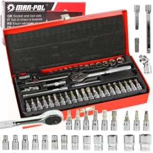 NASADKI 4-14MM TORXY T10-T40 IMBUSY BITY 42EL 1/4