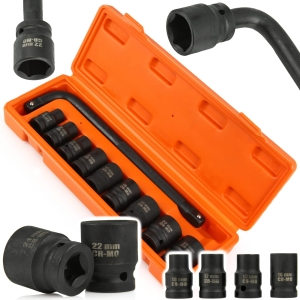 ZESTAW KLUCZY NASADOWYCH 10-24MM 1/2'' 10EL. CRMO