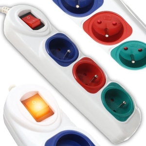 PRZEDŁUŻACZ 3M LISTWA 3 GNIAZDA Z WŁĄCZNIKIEM