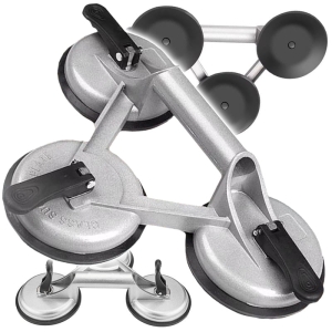 PRZYSSAWKA DO SZYB PANELI 3x UCHWYT SZKŁA GLAZURY PŁYTEK 150KG 120mm