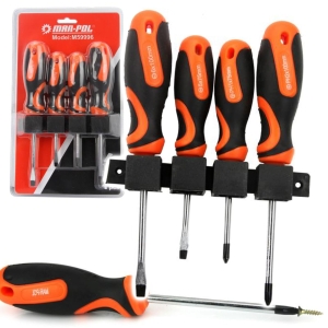 ZESTAW ŚRUBOKRĘTÓW WKRĘTAKÓW Z MAGNESEM 4SZT