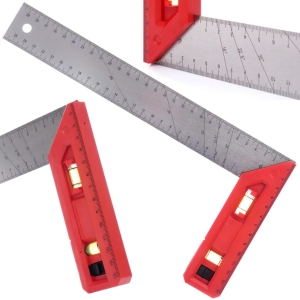KĄTOWNIK UNIWERSALNY ALUMINIOWY STOLARSKI POZIOMICA 300-603MM POMIAR KĄTÓW