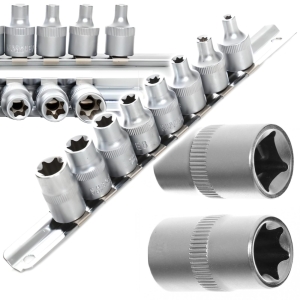 ZESTAW NASADEK TORX KLUCZY NASADOWYCH 3/8" 8EL