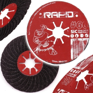 TARCZA KRĄŻEK DYSK ŚCIERNA FIBROWY FIBRA 125MM P60