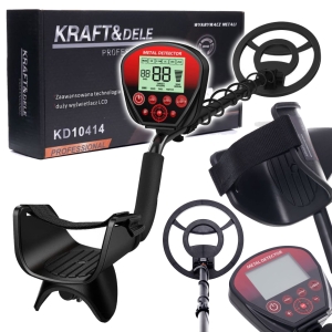 WYKRYWACZ METALU DETEKTOR METALI CZUŁY 2x9V LCD