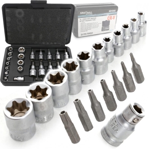 ZESTAW BITÓW I NASADEK TORX WALIZKA TORXY 30EL