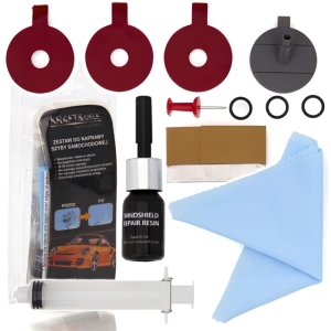 ZESTAW DO NAPRAWY RENOWACJI SZYBY SAMOCHODOWEJ 12 el.